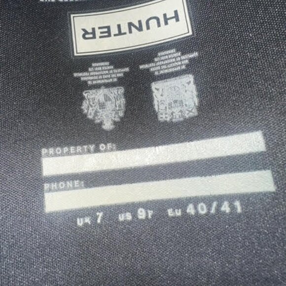 Black Patent Hunter Boots US 9 EU 40-41 - Picture 3 of 3